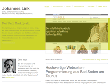 Tablet Screenshot of johanneslink.de